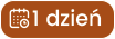 Brązowy przycisk z białym napisem "1 dzień" i grafiką kalendarza.